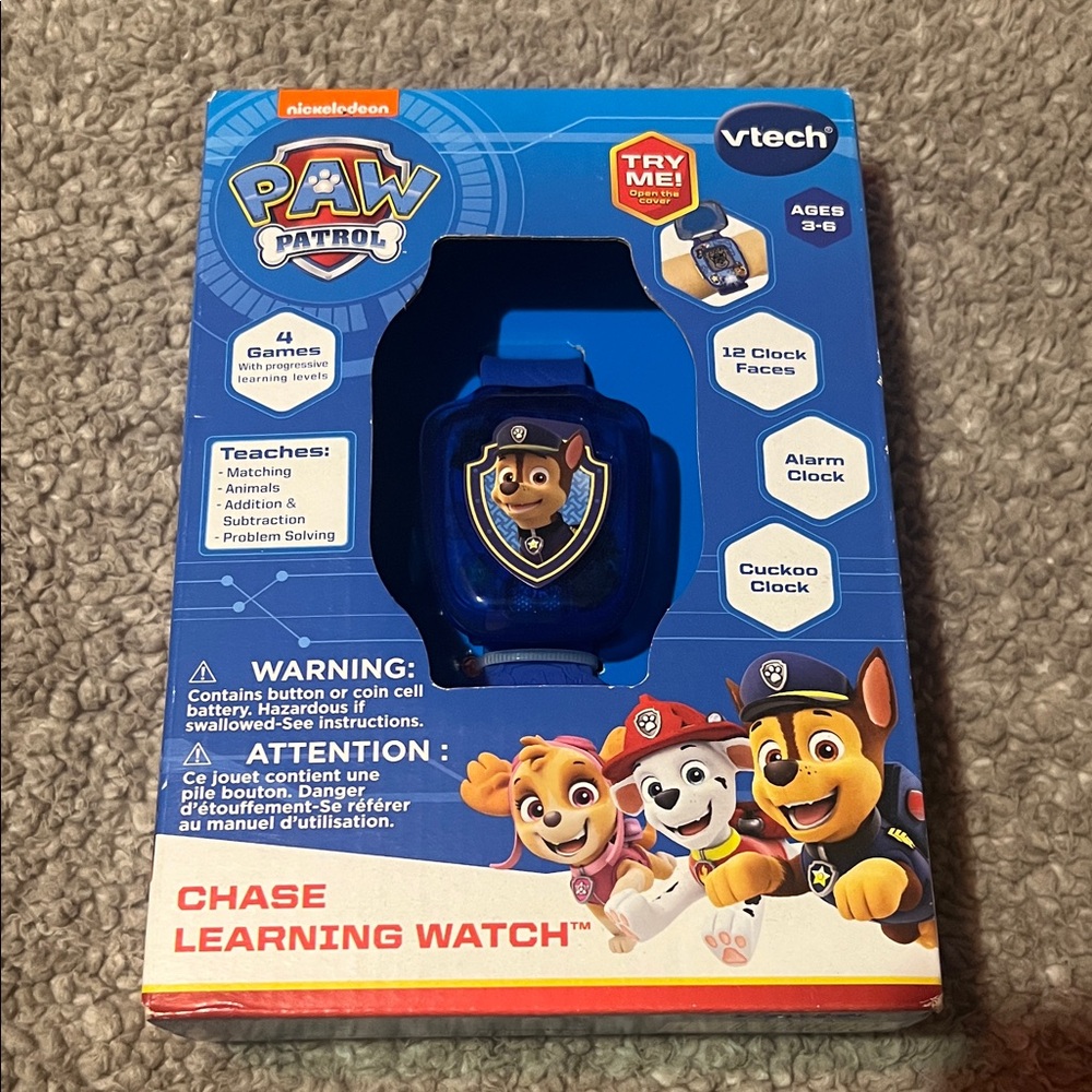 Paw Patrol Chase Learning Watch - Blue